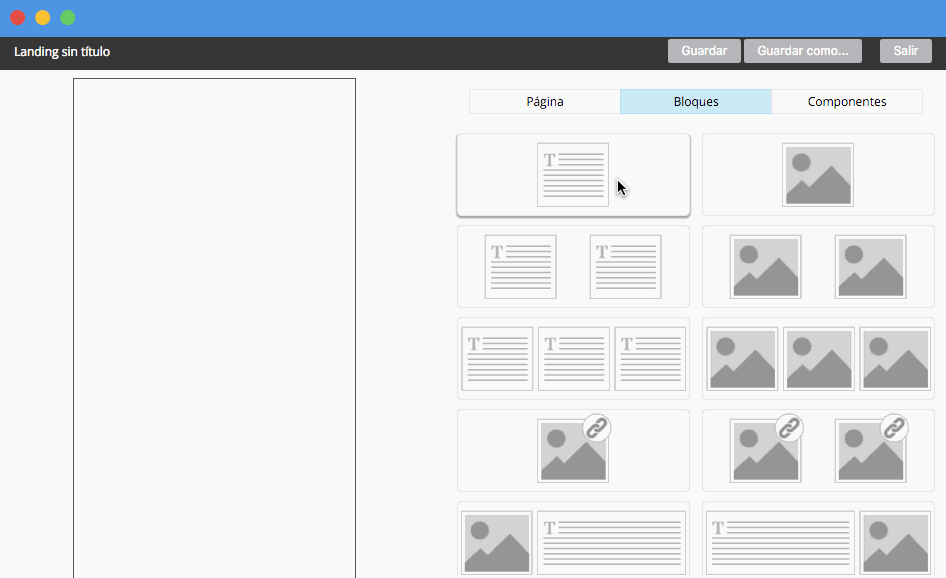 editor sms landing page