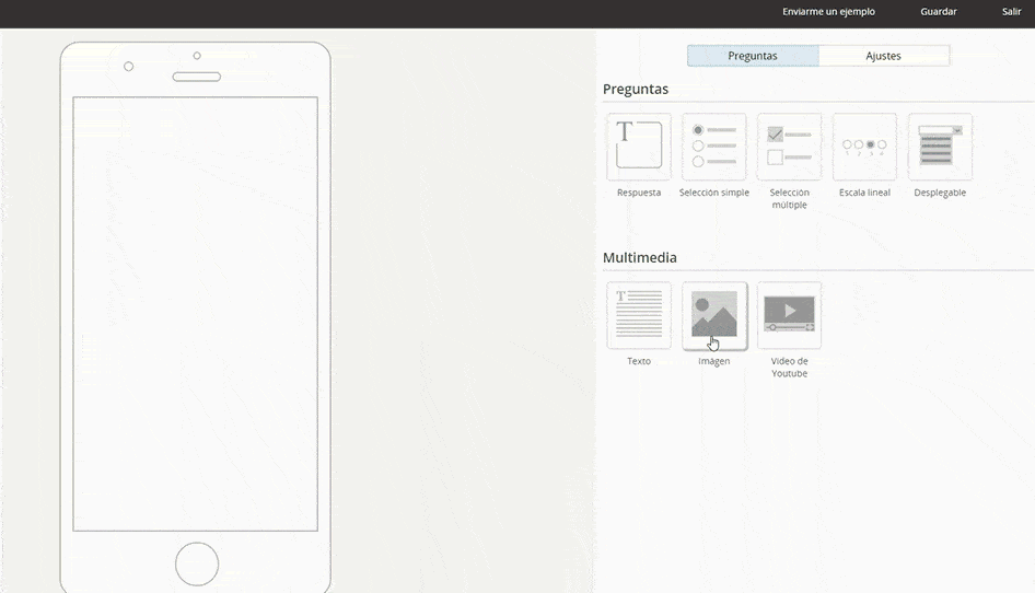 editor de encuestas sms