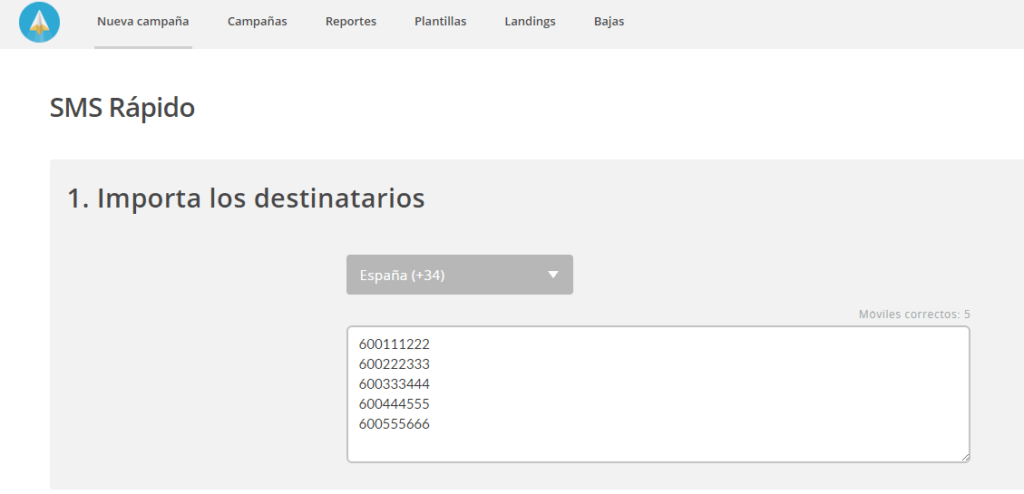 paso 1 campañas rapido