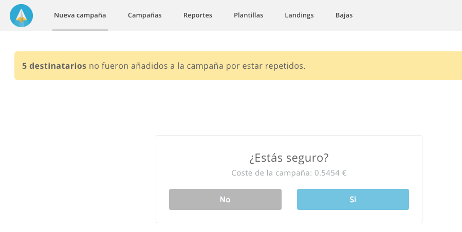 paso 1 crear campaña