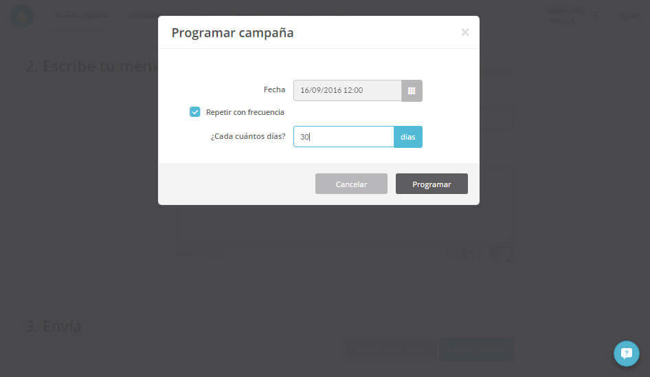 paso 2 programados