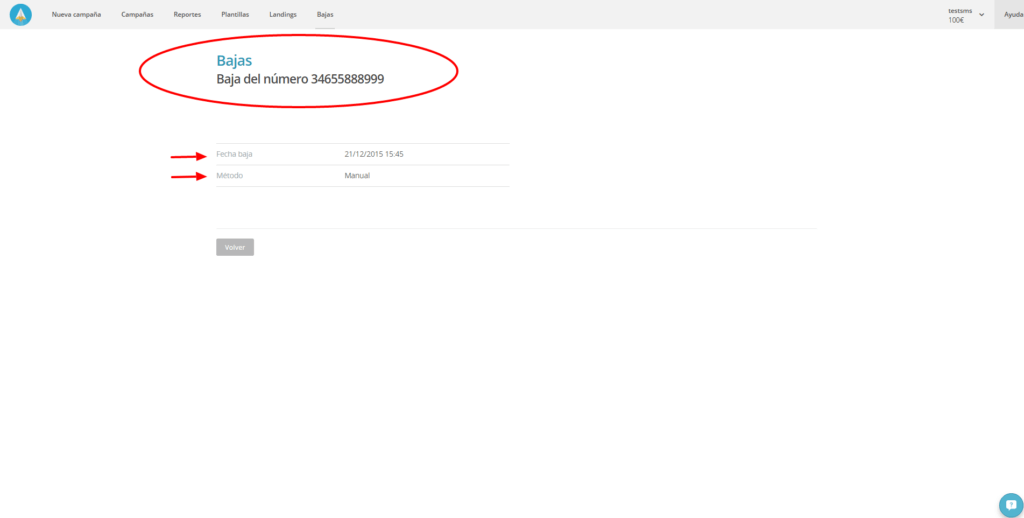 paso 3 bajas lista negra