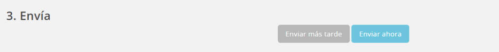 paso 3 campaña rapido