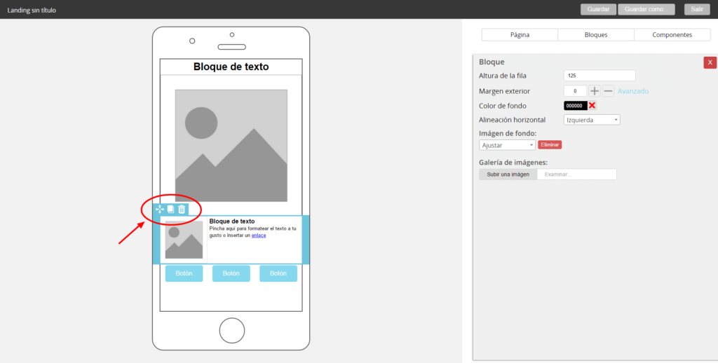 paso 3 landing pages