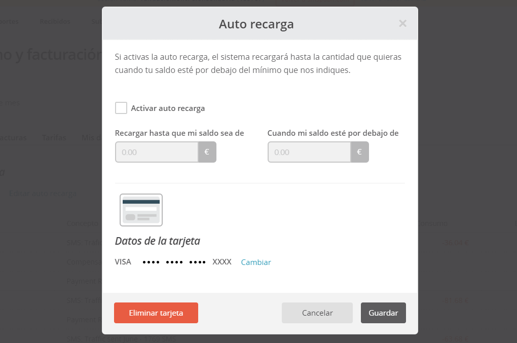 paso 4 recarga